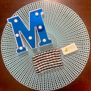 Escama Studio Upcycled Soda Pop Can Pull Tab Zip Clutch Bag Pouch Handmade NWT